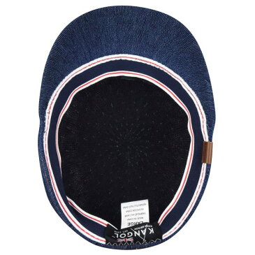 KANGOL カンゴール メンズ 男性 Indigo Enfield グリークフィッシャーマン マリンキャップ | 夏 帽子 夏用 大きいサイズ UV メッシュ キャップ XL 大きめ ハイ ブランド アウトドア 汗 折りたたみ 日よけ 収納