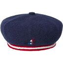 KANGOL カンゴール メンズ 男性 Fred Segal Colorblock Jax ベレー帽 ベレー帽 | 夏 帽子 夏用 大きいサイズ UV メッシュ...