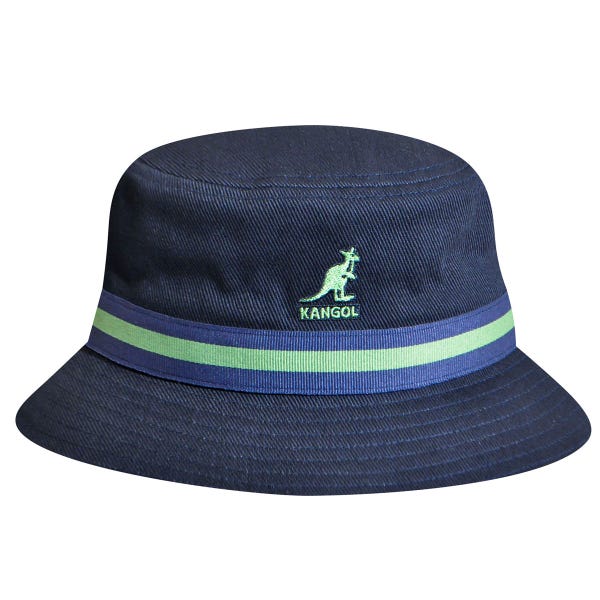 カンゴール 帽子 メンズ KANGOL カンゴール メンズ 男性 Stripe Lahinch バケットハット サファリハット | 夏 帽子 夏用 大きいサイズ UV メッシュ キャップ XL 大きめ ハイ ブランド アウトドア 汗 折りたたみ 日よけ 収納