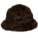 カンゴール KANGOL カンゴール メンズ 男性 Faux Fur Casual バケットハット サファリハット | 夏 帽子 夏用 大きいサイズ UV メッシュ キャップ XL 大きめ ハイ ブランド アウトドア 汗 折りたたみ 日よけ 収納