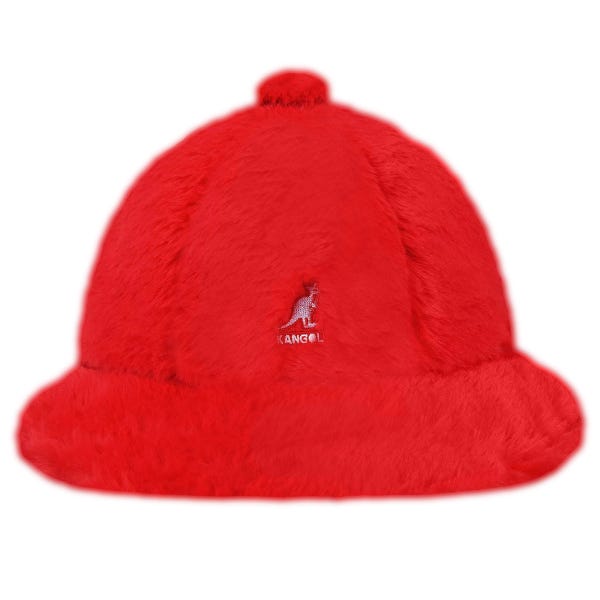 KANGOL カンゴール メンズ 男性 Faux Fur Casual バケットハット サファリハット | 夏 帽子 夏用 大きいサイズ UV メッシュ キャップ XL 大きめ ハイ ブランド アウトドア 汗 折りたたみ 日よけ 収納