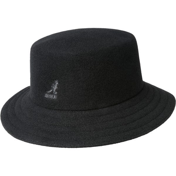 カンゴール KANGOL カンゴール メンズ 男性 Wool Rap Bucket バケットハット サファリハット | 夏 帽子 夏用 大きいサイズ UV メッシュ キャップ XL 大きめ ハイ ブランド アウトドア 汗 折りたたみ 日よけ 収納