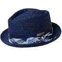 カンゴール KANGOL カンゴール メンズ 男性 Knot トリルビー トリルビー 中折れハット ストローハット | 夏 帽子 夏用 大きいサイズ UV メッシュ キャップ XL 大きめ ハイ ブランド アウトドア 汗 折りたたみ 日よけ 収納