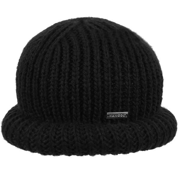KANGOL カンゴール メンズ 男性 Rolled Beanie プルオン ビーニー ニットキャップ ニット帽 | 夏 帽子 夏用 大きいサイズ UV メッシュ キャップ XL 大きめ ハイ ブランド アウトドア 汗 折りたたみ 日よけ 収納