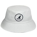KANGOL カンゴール メンズ 男性 Cotton Bucket バケットハット サファリハット | 夏 帽子 夏用 大きいサイズ UV メッシュ キャップ XL 大きめ ハイ ブランド アウトドア 汗 折りたたみ 日よけ 収納