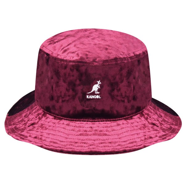 KANGOL カンゴール メンズ 男性 Crushed Velvet Rap Hat バケットハット サファリハット | 夏 帽子 夏用 大きいサイズ UV メッシュ キャップ XL 大きめ ハイ ブランド アウトドア 汗 折りたたみ 日よけ 収納