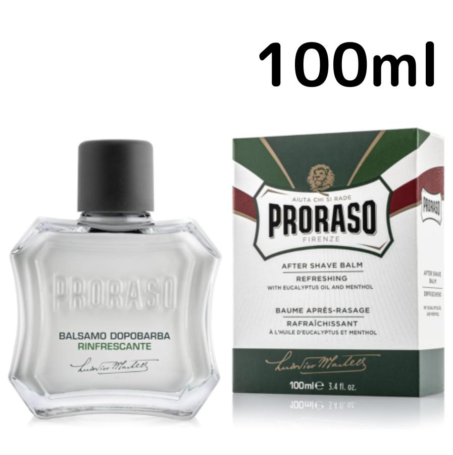 【お買い物マラソン300円OFFクーポン】ポロラーソ アフターシェーブ バーム リフレッシュ 100ml Proraso スキンケア アフターシェーブ プレゼント ギフト