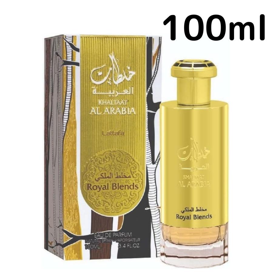 【送料無料】ラタファ Khaltaat Al Arabia Royal Blends Gold EDP 100ml Lattafa ラッタファ 男女兼用 ユニセックス プレゼント ギフト 香水 香り