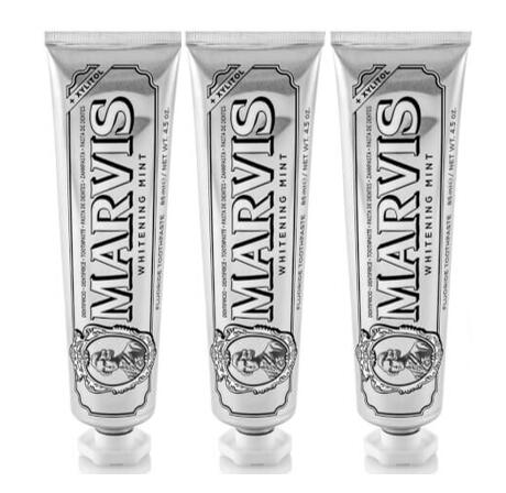 【送料無料】3本セット Marvis(マービス)- ホワイトニングミント歯磨き粉(85ml) Marvis - Whitening Mint Toothpaste (85ml) - 3 Pack 【送料無料】3本セット Marvis(マービス)- ホワイトニングミント歯磨き粉(85ml) Marvis - Whitening Mint Toothpaste (85ml) - 3 Pack