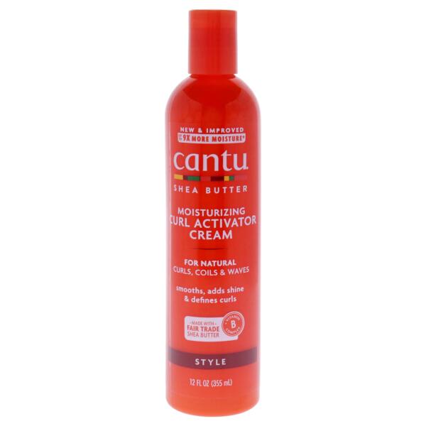（ダメージ品） Cantu - ナチュラルヘア用シアバター モイスチャライジング カール アクティベーター クリーム (355ml) Cantu - Shea Butter for Natural Hair Moisturizing Curl Activator Cream (355ml)