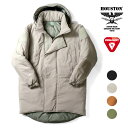 HOUSTON / ヒューストン 51183 PRIMALOFT MONSTER PARKA / プリマロフトモンスターパーカー -全4色- LEVEL7 ポリエステル 撥水 中綿 保温性 軽量 大きいサイズ アメカジ ミリタリー MILITARY メンズ ユニセックス PCU TYPE2 無地 フード 立襟 秋冬 51183