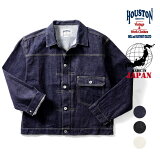 HOUSTON / ҥ塼ȥ 51195 TYPE1 DENIM JACKET T-BACK / 1 ǥ˥ॸ㥱å -3- 506xx ϥ ǥ  MADE IN JAPAN  ӥå¥ǥ˥ G ᥫ ߥ꥿꡼ MILITARY  ˥å 󥦥å 㥹[51195]