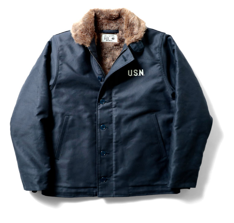楽天市場】デッキジャケット N－1（カラーネイビー）（メンズ