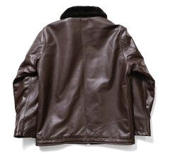 Horsehide N-1 Deck Jacket 8205: Brown Horsehide N-1 Deck Jacket 8205: Brown