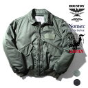 HOUSTON / ヒューストン 5CW45P-NM NOMEX CWU-45P FLIGHT JACKET/ ノーメックス CWU-45Pフライトジャケット -全2色-ミリタリー MILITARY ベルクロ 難燃 レプリカ メンズ レディース 大きいサイズ ゆったり 襟 無地 秋冬 バイカー 中綿 厚手