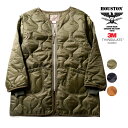 HOUSTON / ヒューストン 50910 M-51 PARKA THINSULATE LINER / M-51 パーカーシンサレートライナー-全3色- ビンテージ ヴィンテージ ポリエステル キルティング リップストップ MILITARY ミリタリー メンズ レディース ウィメンズ 大きいサイズ ゆったり ポケット 50910