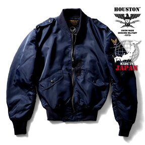 HOUSTON / ヒューストン 5L-2AX L-2A FLIGHT JACKET / L-2A フライトジャケット -全1色- MILITARY ミリタリー メンズ 大きいサイズ ナイロン アウター ブルゾン ライトゾーン エアフォース L2A おしゃれ 定番 パイロット リサイズ[5L-2AX]