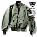 HOUSTON / ヒューストン 5L-2BX L-2B FLIGHT JACKET / L-2B フライトジャケット -全1色- MILITARY ミリタリー メンズ 大きいサイズ ナイロン アウター ブルゾン ライトゾーン エアフォース L2B おしゃれ 定番 パイロット リサイズ 5L-2BX