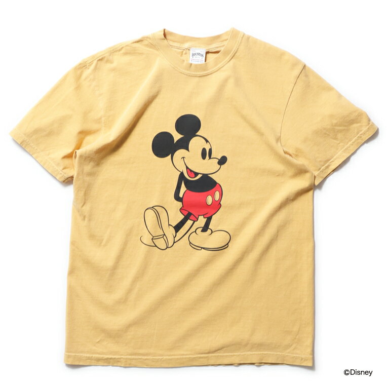 楽天市場】ミッキー tシャツ(カラーイエロー)(メンズ 楽天市場】ミッキー tシャツ(カラーイエロー)(メンズ