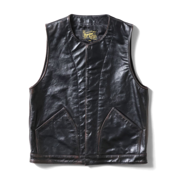 楽天市場】ウエアハウス ダウンベスト オールレザーの通販