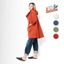 HOUSTON woman / ヒューストン ウーマン 23HL050 US LONG SMOCK / US ロングスモック -全4色- US ARMY アメリカ陸軍 レディース フード 帽子 ヴィンテージ アメカジ カジュアル 