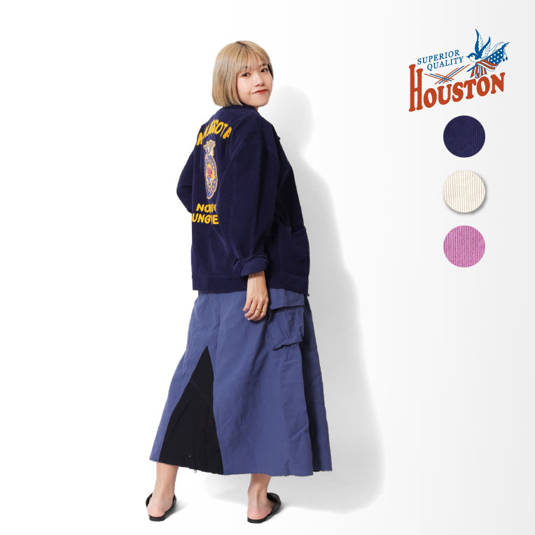HOUSTON woman / ヒューストン ウーマン 24HL007 FARMERS JACKET / ファーマーズジャケット -全3色- レディース ジャケット 軽アウター コーデュロイ 古着 ワイドシルエット ヴィンテージ [24HL007]のサムネイル