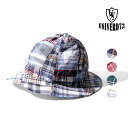 UNIVERD72 / ユニバード72 6830 MADRAS CHECK PATCHWORK MILL HAT/ マドラスチェックパッチワークミルハット -全4色- メンズ レディース 男女兼用 ギフト プレゼント 6830