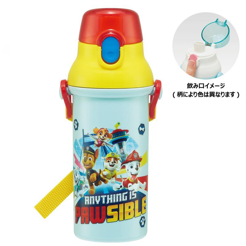 パウパトロール 抗菌 直飲プラスチックボトル 480ml パウパト 食洗機対応 プラボトル キッズ 水筒 キャラクター グッズ プレゼント ギフト なないろ堂