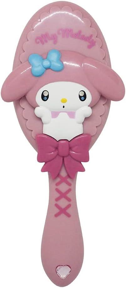 サンリオ キラキラビジュー付き ダイカットヘアブラシ マイメロディ (ピンク) SANRIO ブラシ キャラクター グッズ プレゼント ギフト なないろ堂