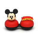 ディズニー ミッキーマウス 3D コンタクト レンズ ケース Disney インテリア 収納 かわいい キャラクター グッズ プレゼント ギフト なないろ堂 ディズニーキャラクターの顔の形とネーミングを3Dで作られたコンタクトレンズケース ディズニーキャラクターの顔の形とネーミングを3Dで作られたコンタクトレンズケース無毒性PPとABS素材のコンタクトレンズケースです。塗装していない半恒久的に形と色を保っていて、とても希少性のあるコレクションです。ペイントで塗装されて作られたレンズケースは、ペイントのカスが目に入って深刻な問題を起こす場合があります。コンタクトレンズケースは3ヵ月毎の交換をお勧めします。本体は防水加工がされていませんので、湿気の多い場所でのご使用、保管はお避けください。【サイズ】約67x48mm【材質】無毒性PP　ABS素材【製造地】中国※こちらの商品写真はサンプルですので、実際の商品とは若干異なる場合がございます。予めご了承ください