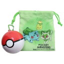 ポケットモンスター くさタイプ きんちゃく袋 IN モンスターボール ポケモン バッグ ポーチ 財布 かわいい キャラクター グッズ プレゼント ギフト なない...