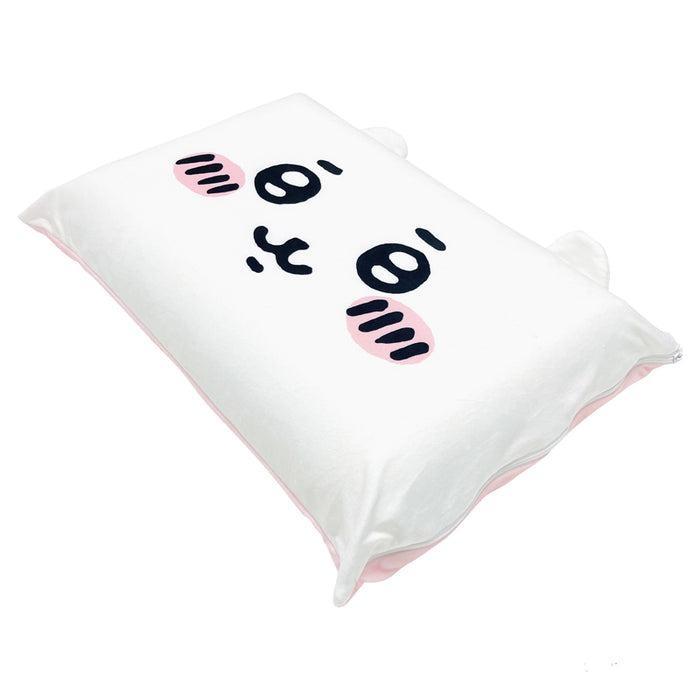 ちいかわ フェイス型 低反発ウレタンまくら ちいかわ chiikawa 耳付き インテリア 収納 かわいい キャラクター グッズ プレゼント ギフト なないろ堂