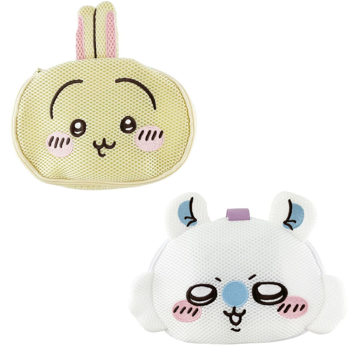 【送料無料】ちいかわ 洗濯ネット ランドリーシリーズ メッシュダイカットポーチ うさぎ モモンガ W260×H185×D150mm chiikawa 洗濯グッズ...