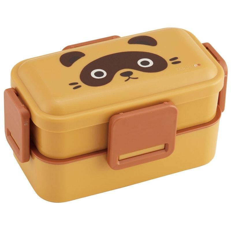 TANUKI 抗菌ふわっと弁当箱 2段 600ml スケーター 弁当箱 食洗機 レンジ対応 かわいい キャラクター グッズ プレゼント ギフト なないろ