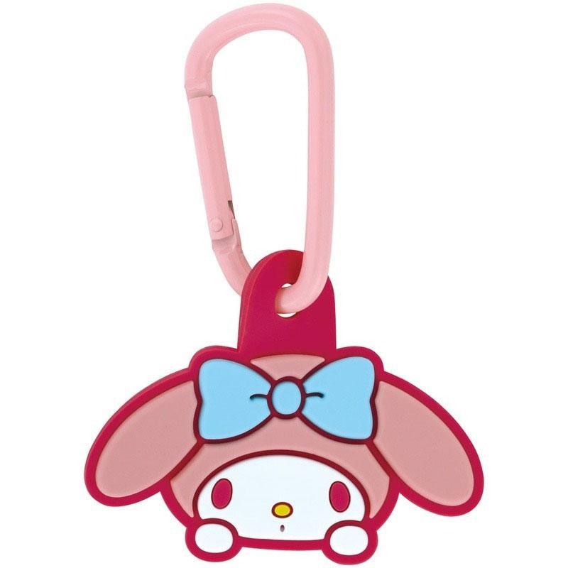サンリオ マイメロディ ラバーマスコット付き カラビナ さんりお カラビナ キーホルダー アクセサリー かわいい キャラクター グッズ プレゼント ギフト なないろ堂