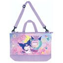 サンリオ クロミ ファスナー2WAYトートバッグ デコレーション さんりお かわいい キャラクター グッズ プレゼント ギフト なないろ堂(4)