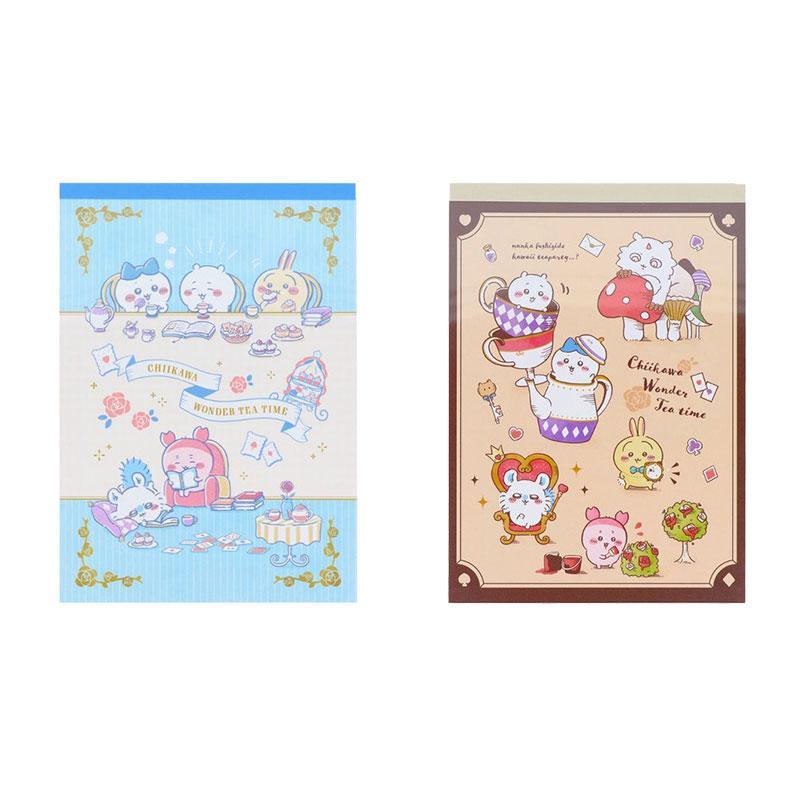 ちいかわ メモA6 ティータイム&ワンダーランド chiikawa メモ帳 メッセージ かわいい キャラクター グッズ プレゼント ギフト なないろ堂