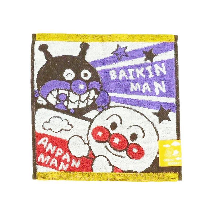 それいけ！アンパンマン ミニタオル ワンシーン フレームカラー アンパンマン タオルハンカチ タオル ..