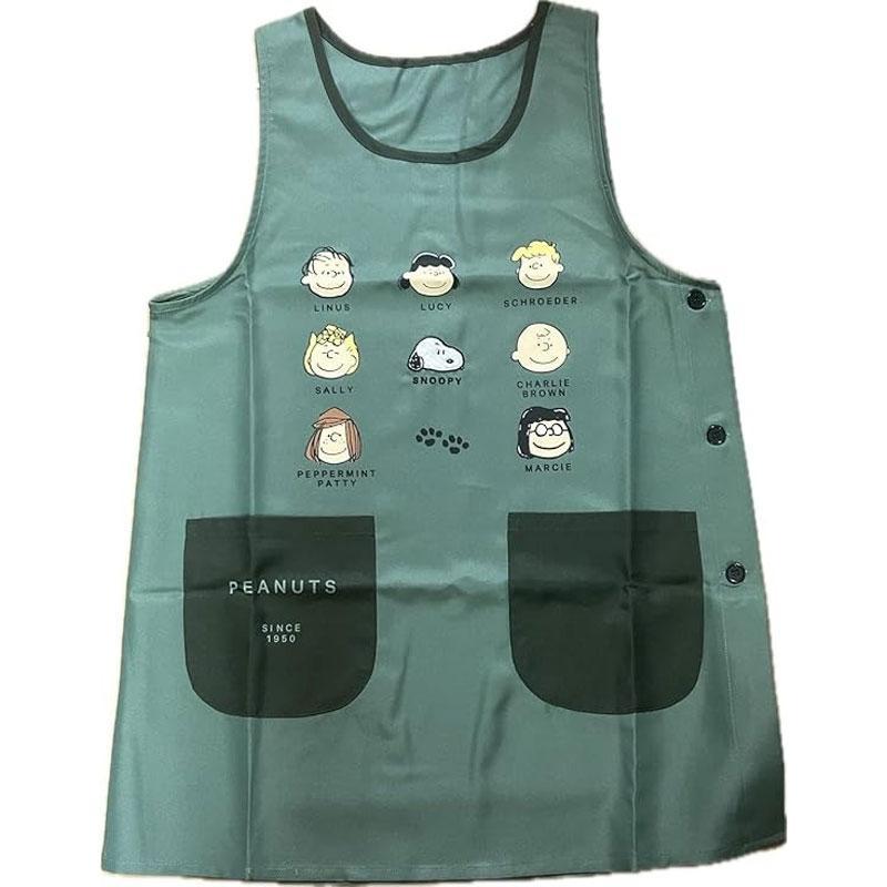 スヌーピー キャラクター ラン型エプロン フレンズ PEANUTS エプロン かっぽう着 かわいい キャラクター グッズ プレゼント ギフト なないろ堂