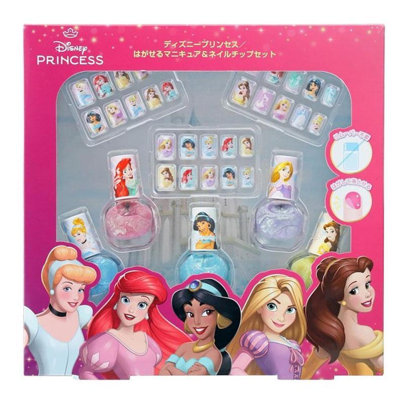 ディズニー プリンセス はがせるマニキュア&ネイルチップセット Disney メイクセット キッズコスメ ギフト かわいい キャラクター グッズ プレゼント ギフト なないろ堂