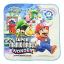 スーパーマリオブラザーズ シャーリングハンカチタオル ワンダービジュアル 人気ゲームキャラ ハンカチ タオル ハンドタオル かわいい キャラクター グッズ プレ...
