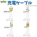 ポケットモンスター キャラクター 充電ケーブル タイプC タイプA USB ライトニング対応 ポケモン PC スマホグッズ かわいい キャラクター グッズ プレ...
