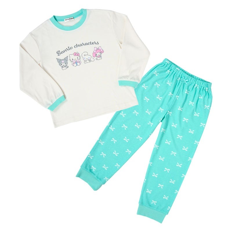 Caracteres Sanrio Niños Pijamas de mangas largas 100-140 cm 356093-6131 Sanrio Original Caracteres dulces Regalos Regalos