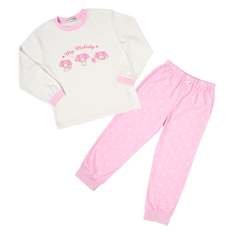 MyMelody Kids Pyjamas de mangas largas 100-130 cm 355909-93 Sanrio Original dulce personaje artículos regalos regalos