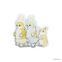 モフサンド アクリルクリップ (うさぎたち) mofusand クリップ 雑貨 キャラクター グッズ プレゼント ギフト なないろ堂