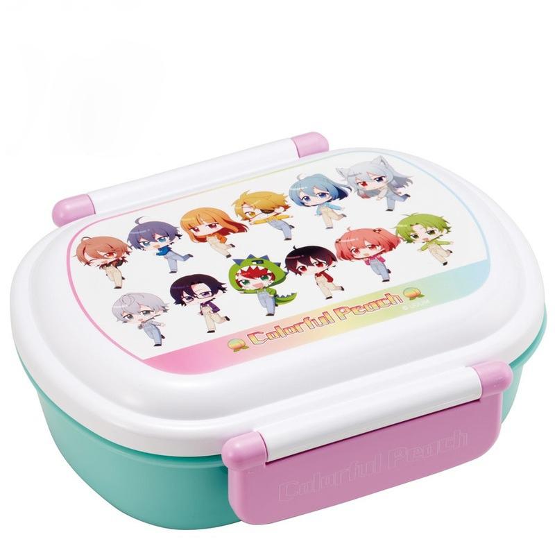 カラフルピーチ 抗菌 ふわっとタイトランチボックス 360ml カラピチ 食洗器対応 一段弁当箱 キッズ かわいい キャラクター グッズ プレゼント ギフト な...