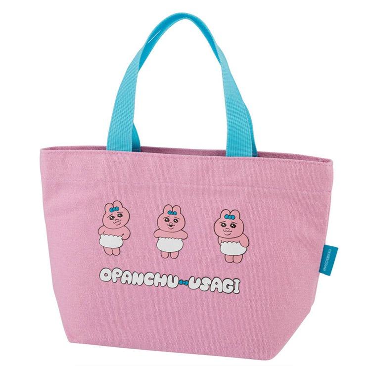 おぱんちゅうさぎ 帆布 ランチトートバッグ 可哀想に! 手提げ お弁当袋 ミニトート かわいい キャラクター グッズ プレゼント ギフト なないろ堂
