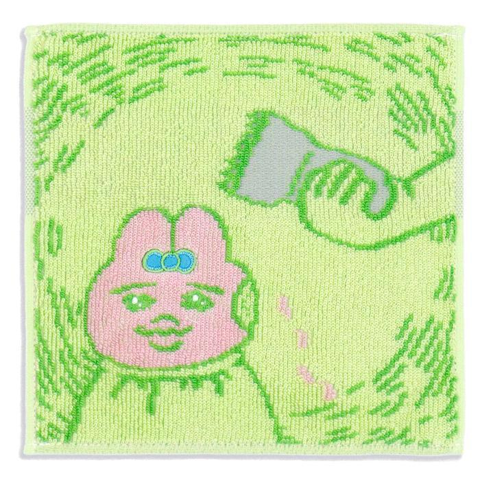 おぱんちゅうさぎ ミニタオルハンカチ (あっ) おぱんちゅ 可哀想に かわいい キャラクター グッズ プレゼント ギフト なないろ堂