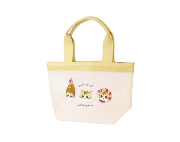 モフサンド ランチバッグ えびにゃん メッシュシリーズ もふさんど トートバッグ かわいい キャラクター グッズ プレゼント ギフト なないろ堂
