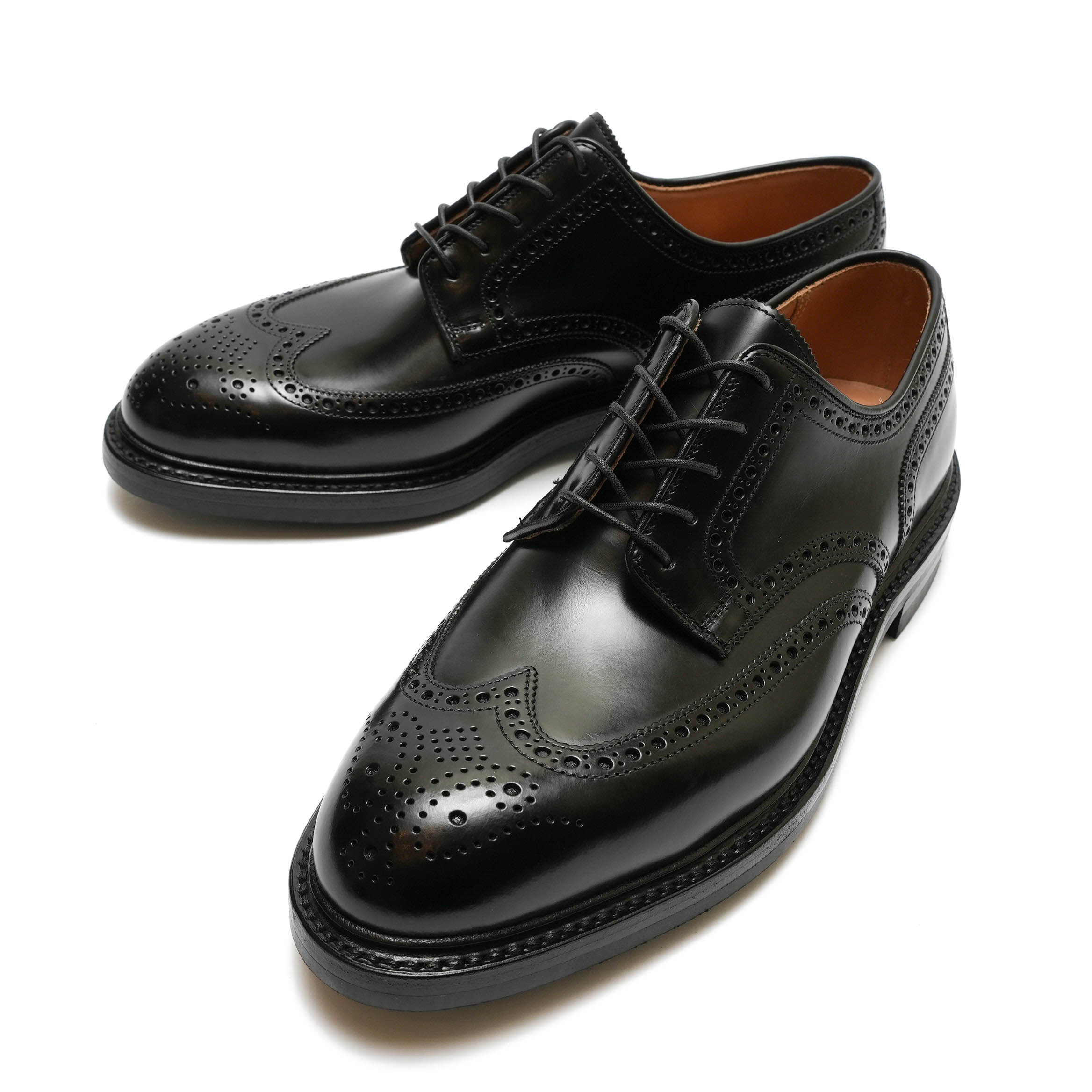 CROCKETT&JONES PEMBROKE レザー ダービーシューズ クロケットアンドジョーンズ 革 皮 革靴 メンズ 男性 黒 ブラック